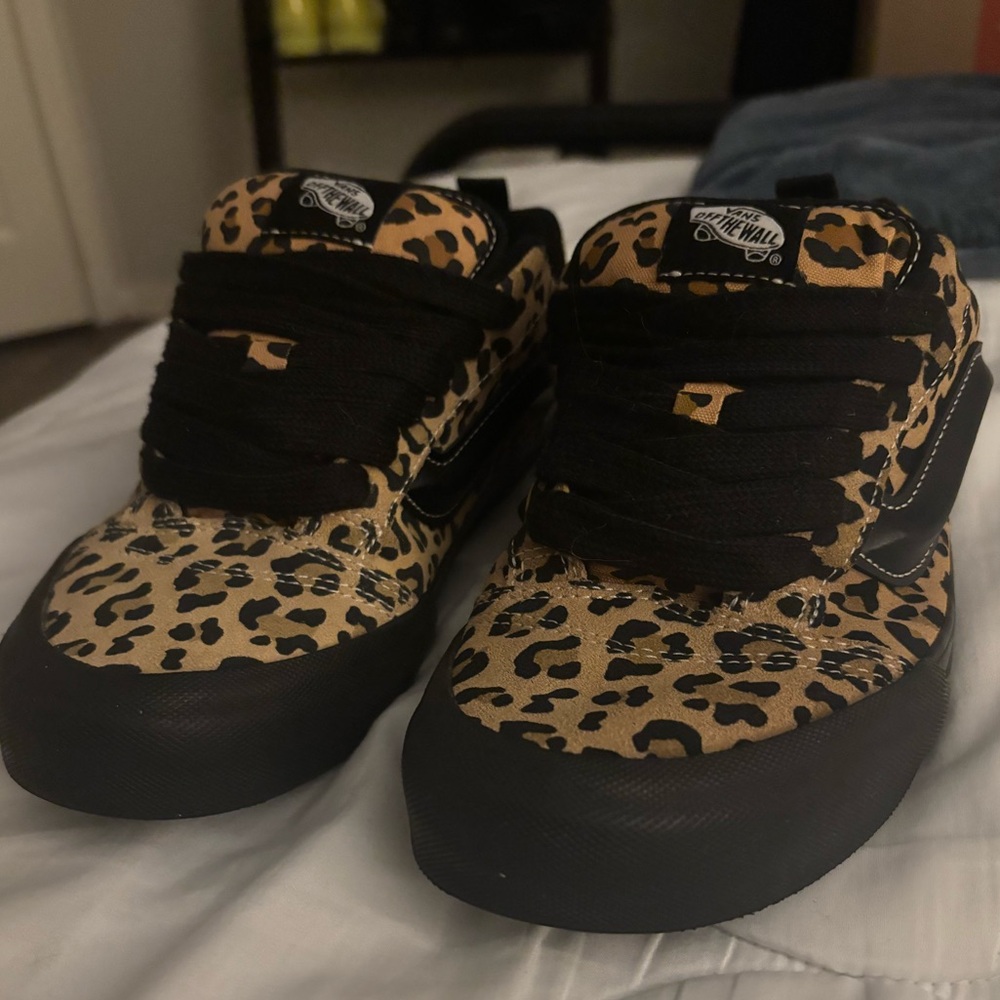 Vans Leapord Knu Skool Skate Shoe